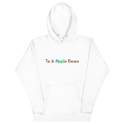 Tech Apple News Hoodie - White