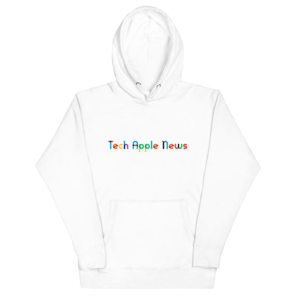 Tech Apple News Hoodie - White